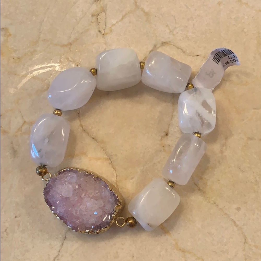 Gem stone beaded bracelet